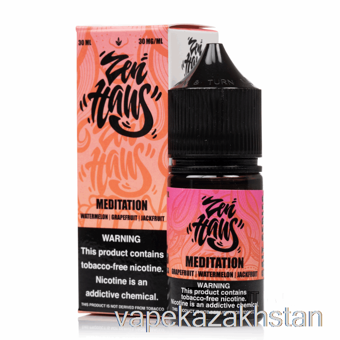 Vape Kazakhstan Meditation - Zen Haus SALTS - 30mL 30mg